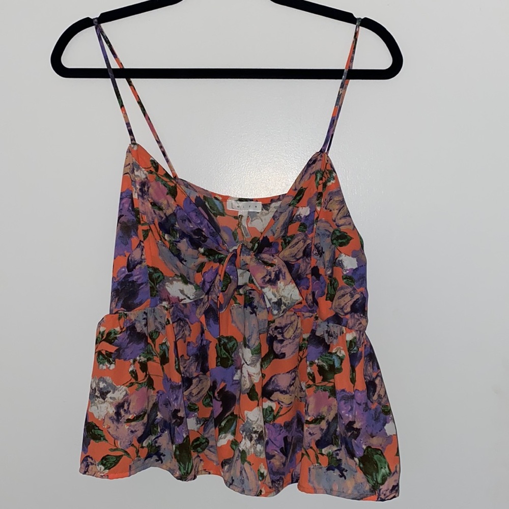 Leith tie front top